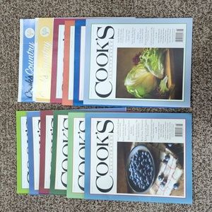 Cook's Illustrated magazine bundle 2011-2012 issues 110-119 cook's count…